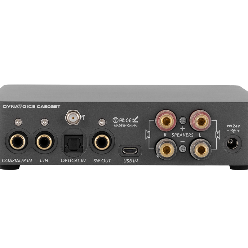 DYNAVOICE Amplificatore Digitale Stereo con Ricevitore Bluetooth 2 x 80w Ref DYNAVOICE CA802BT